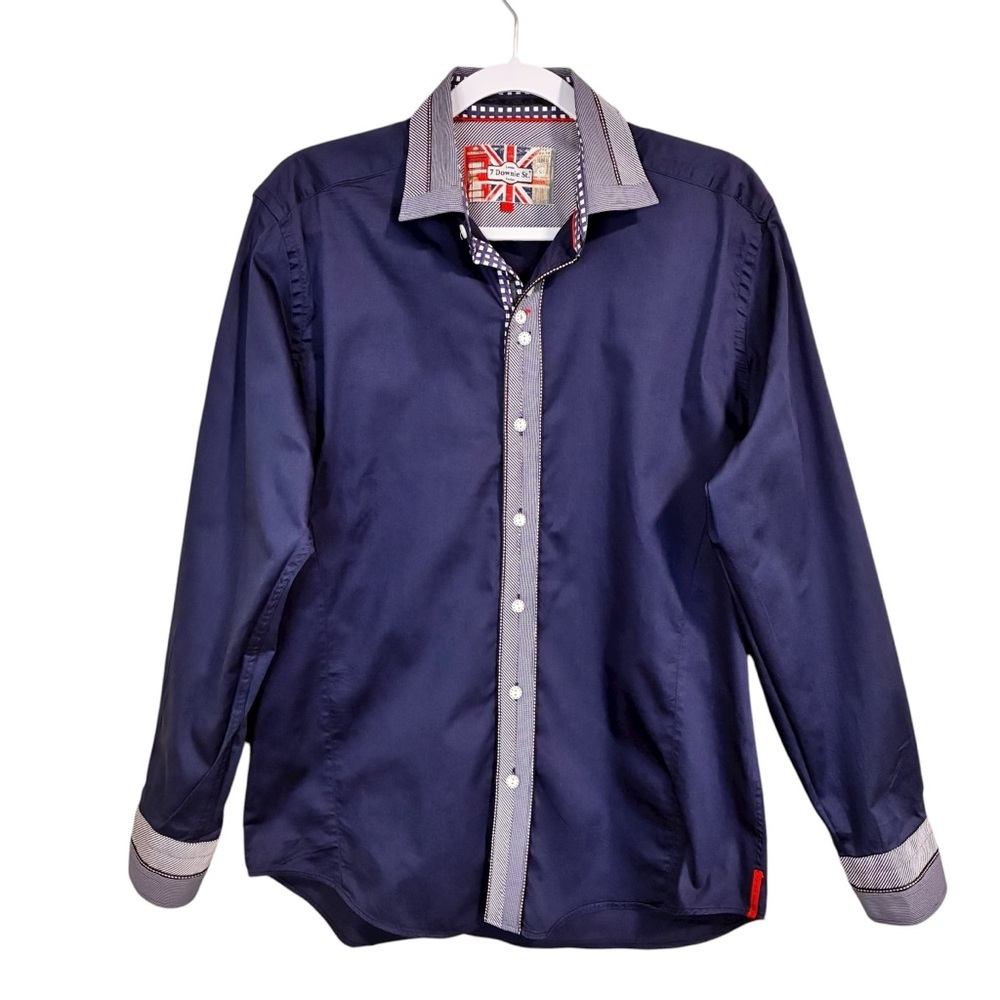 7 Downie St. - Navy Sport Shirt - M (4)